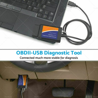 USB Modified Adapter for Ford ELMconfig HS-CAN MS-CAN Forscan OBD2