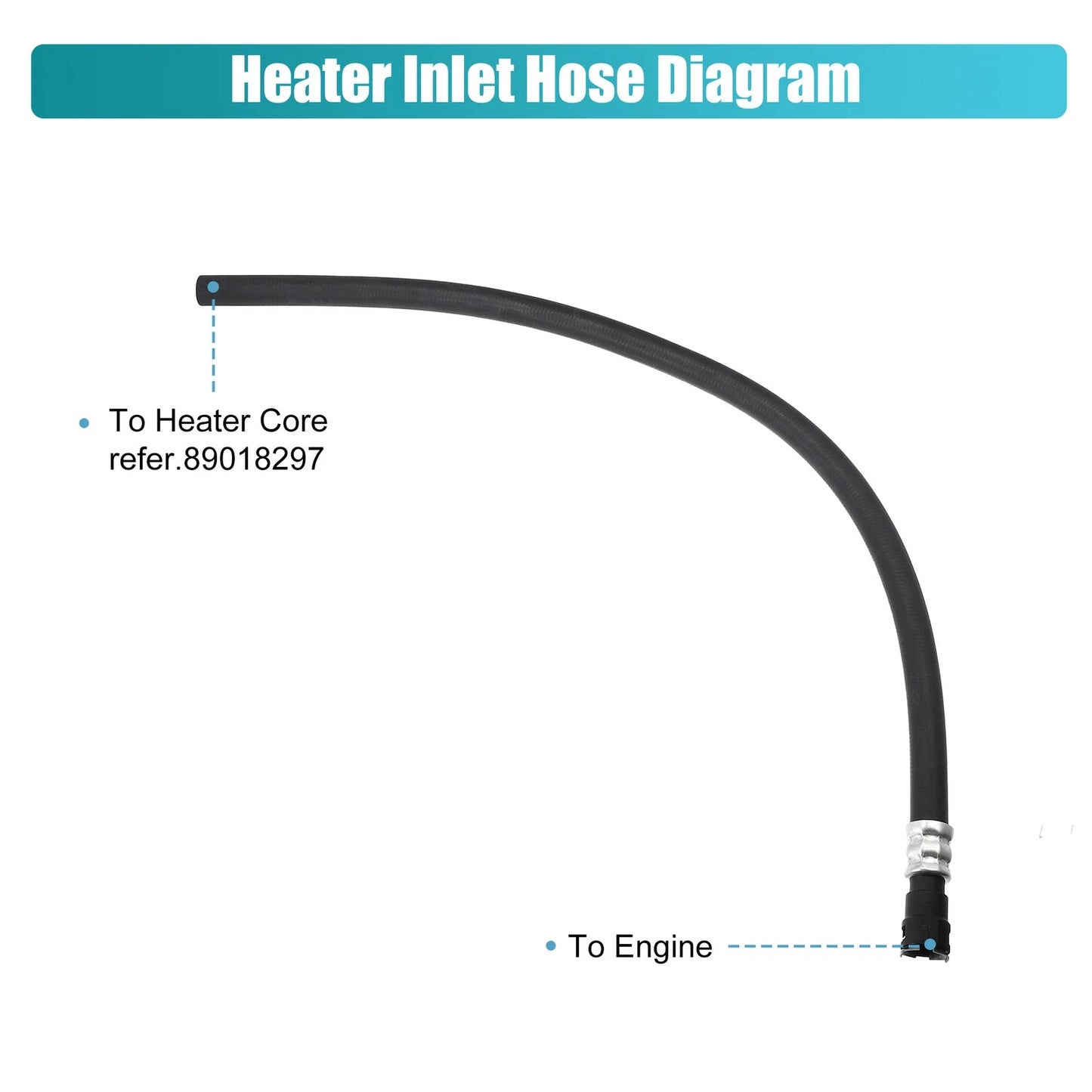 Inlet Heater Hose for Chevrolet Tahoe Suburban & GMC Yukon