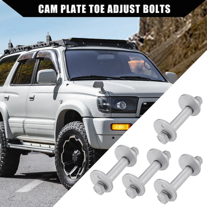 4 x Lower Control Cam Plate Toe Adjust Bolts for Toyota 4Runner (1995-2004)