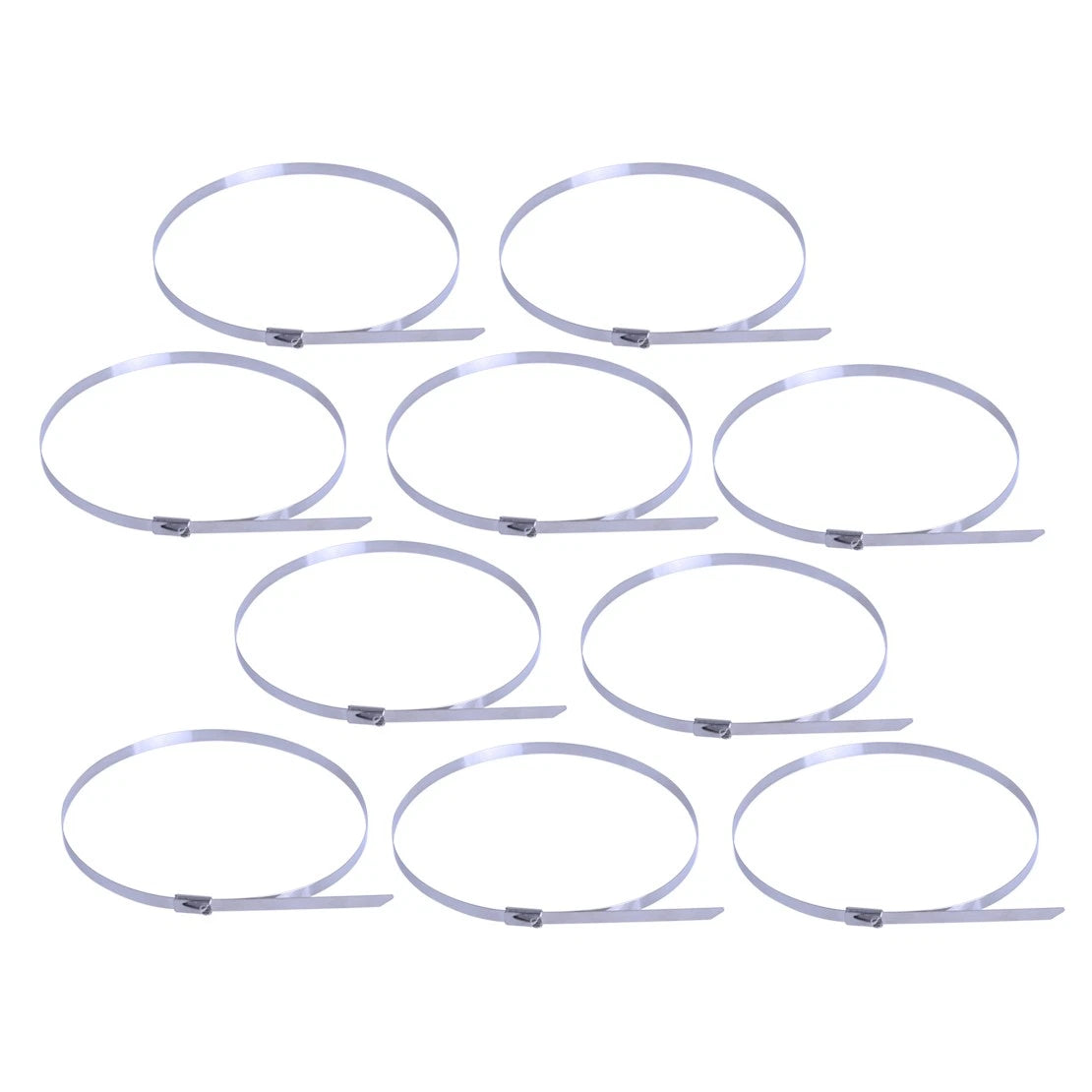 10 x Universal Stainless Steel CV Joint Crimp Clamps
