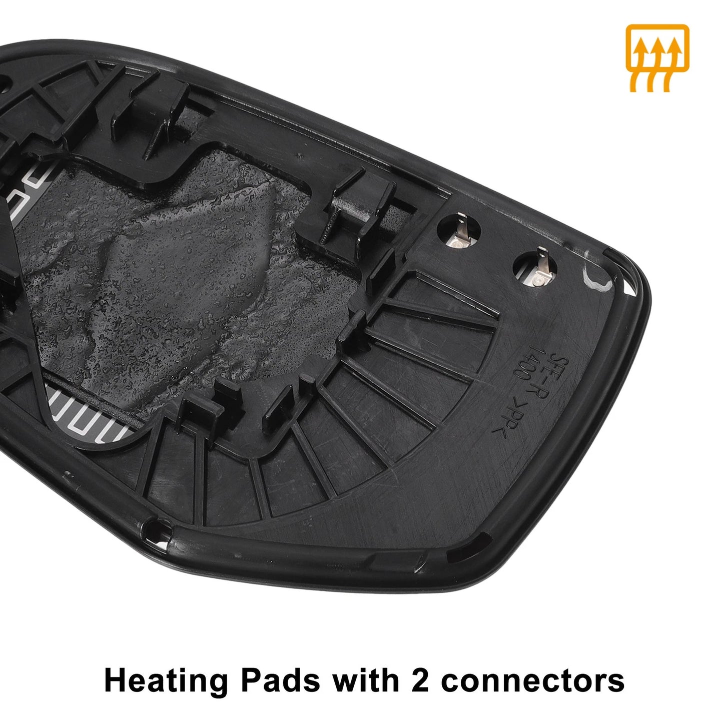 Right Side Heated White Mirror Glass for Honda Odyssey (2006-2008)