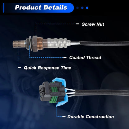 Oxygen Sensor Upstream for Chevrolet Silverado 1500 2500 3500 2pcs