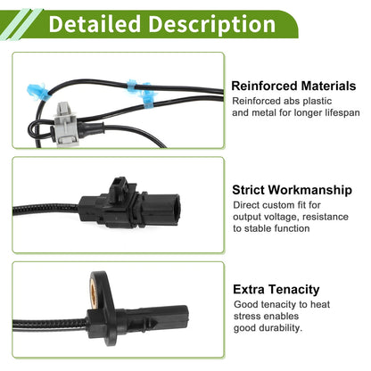 1 Pc Rear Left ABS Wheel Speed Sensor for Acura RDX (2013-2018)