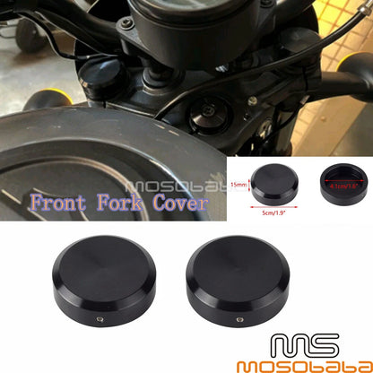 Front Fork Axle Nut Guard Covers for Harley Nightster 975 (2022-2023)