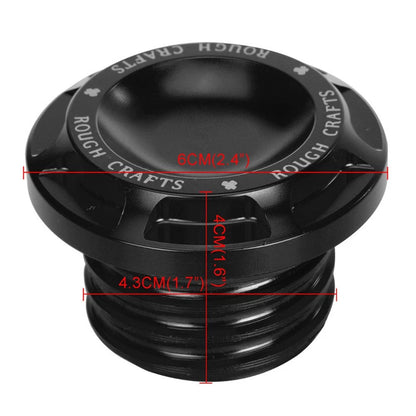 Fuel Gas Cap Oil Tank Cover for Harley Sportster 883 1200 XL883 XL1200 (96-14)