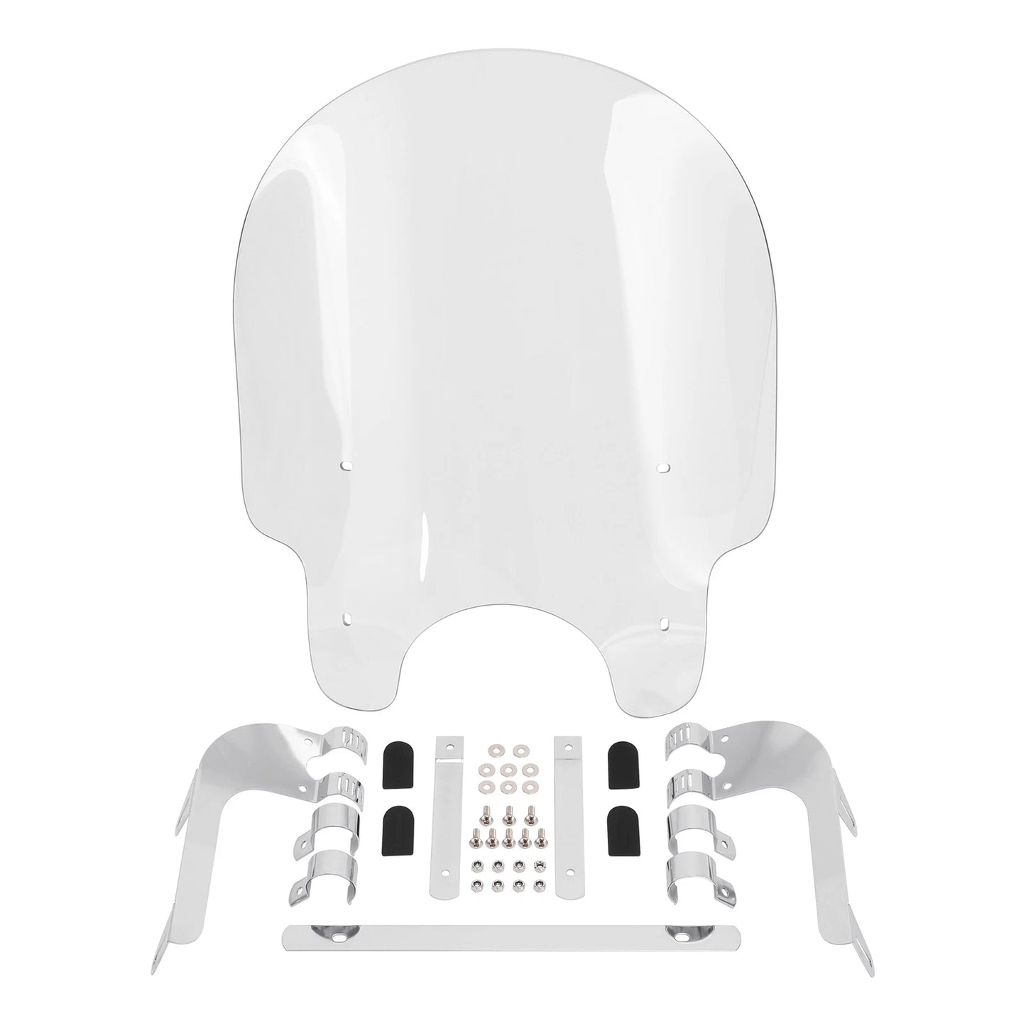 39mm Clamps Windscreen Windshield for Harley Dyna Sportster XL883 1200
