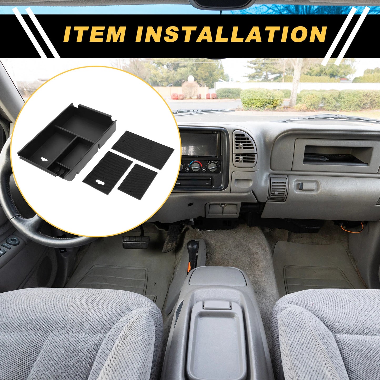 Center Console Armrest Organizer Tray for Ford F-150 (2011-2014)