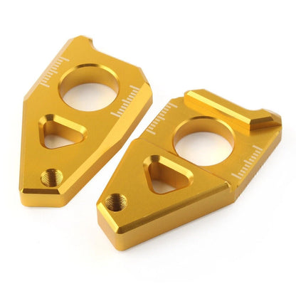 Axle Spindle Chain Adjuster Blocks for Yamaha YZF R1, FZ8, FZ1, TMAX 530 (2002-2023)