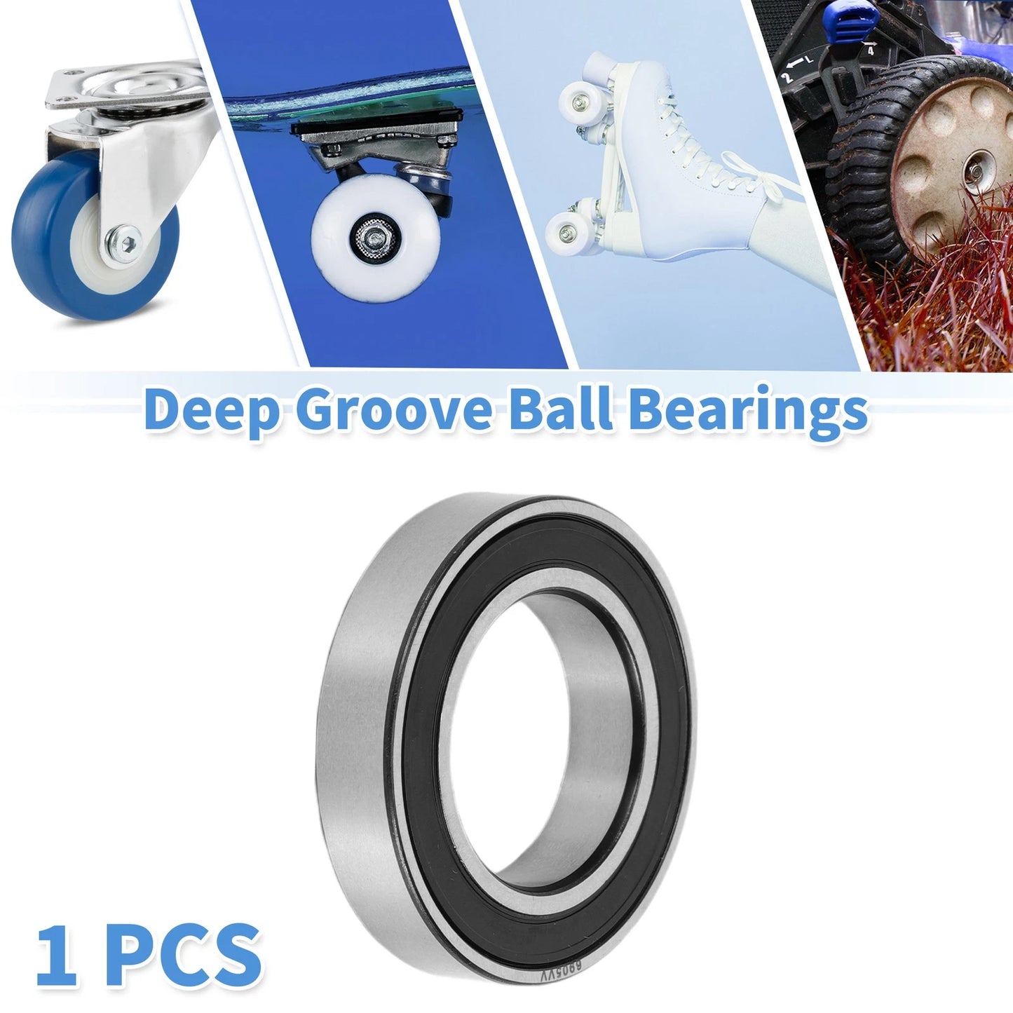 Deep Groove Ball Bearings 25x42x9mm 1 Pc for Scooter Skateboard Wheel