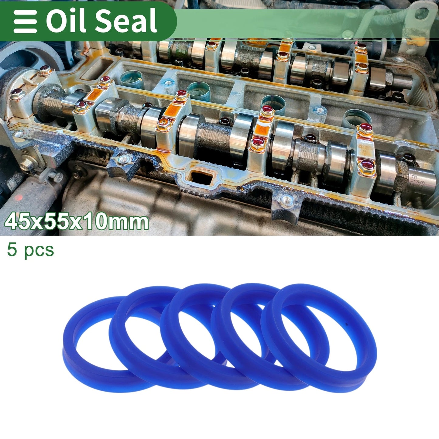 Oil Seal / 45x55x10mm / Rotary Shaft Seal TPU for UnknownMake UnknownModel