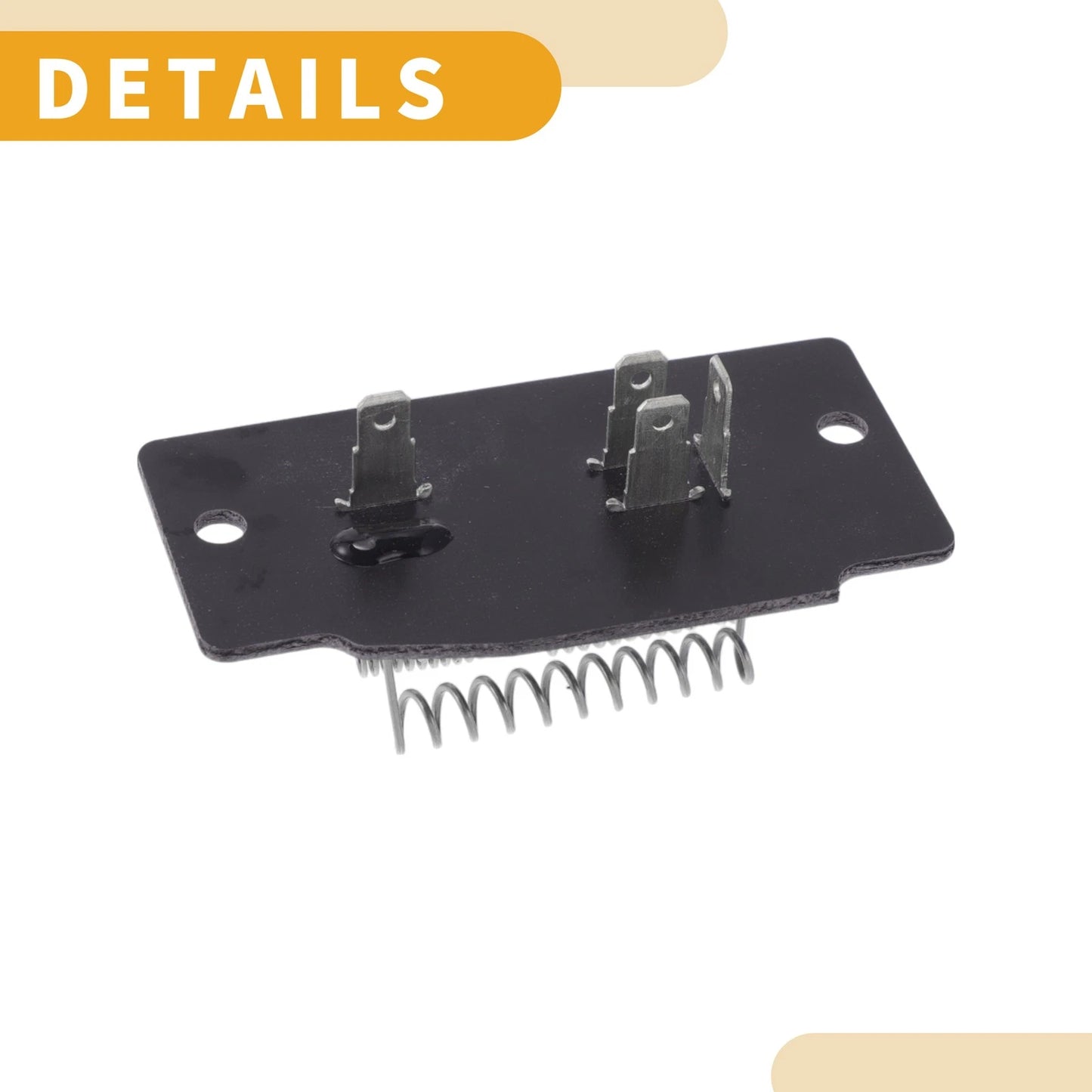 Blower Motor Resistor for HVAC (E3TZ19A706B) - Plastic Metal