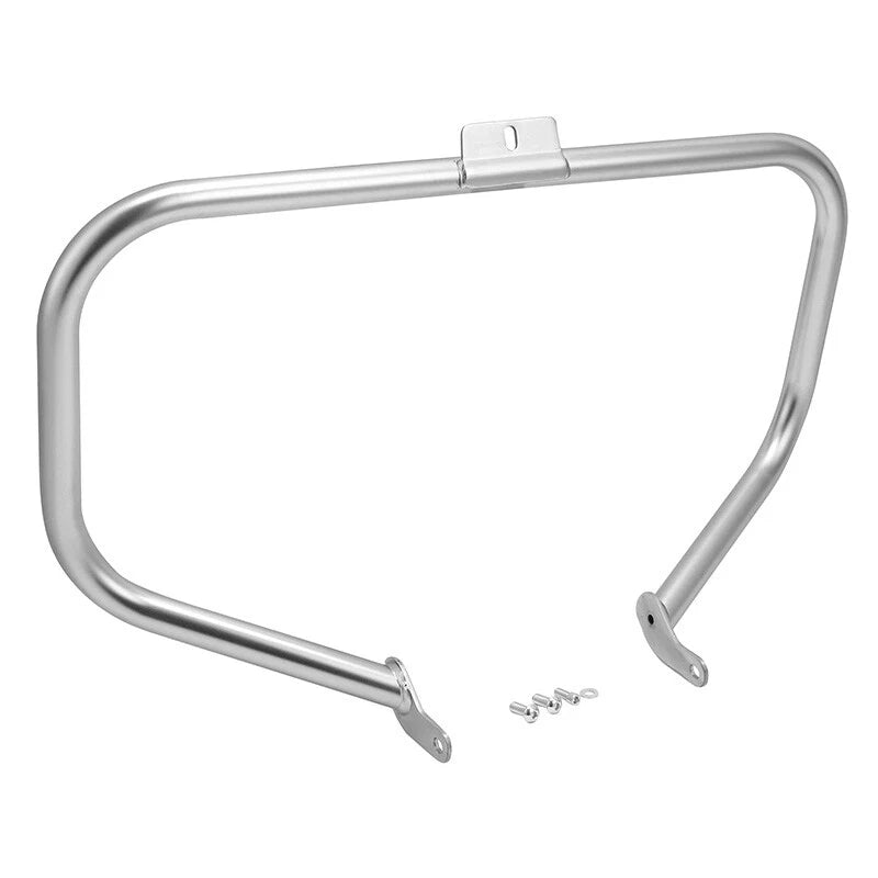 Chrome/Black 1-1/4" Engine Guard for Harley Softail Fat Boy (2000-2017)