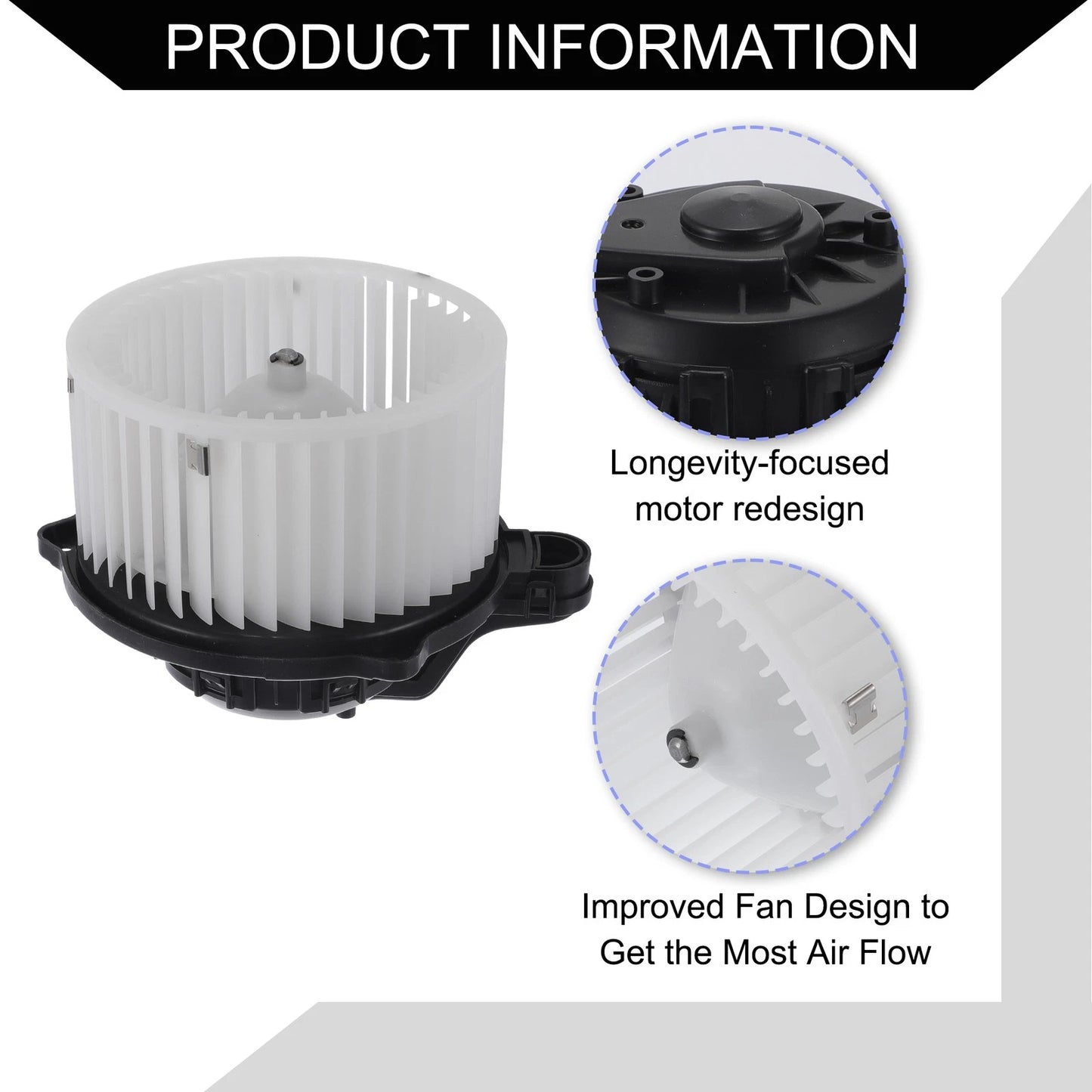 HVAC Heater Blower Motor Assembly for Hyundai Santa