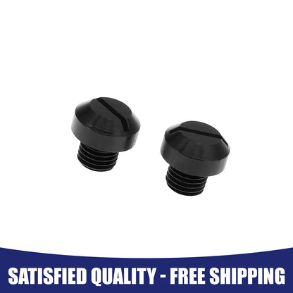 M10x1.25 2 x Right Side Rearview Mirror Screws Cap for Motorcycle