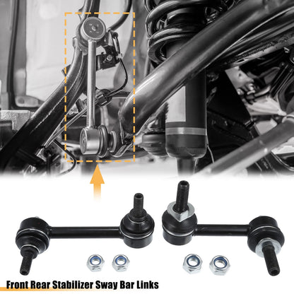 4 Pcs Front Rear Sway Bar Links for INFINITI G35 (2003-2006)
