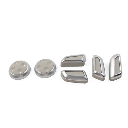 Car Seat Switch Adjustment Button Cover Set for Audi A3 A4 A5 A6 A7 Q3 Q5