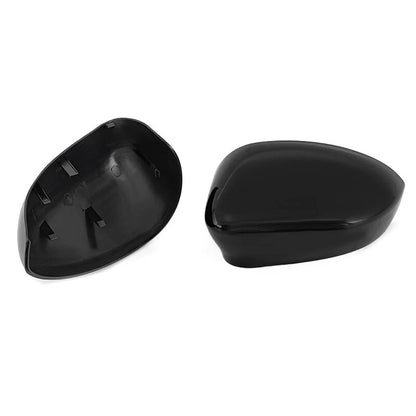 Glossy Black Left & Right Mirror Covers for Fiat 500 (2007-2019)