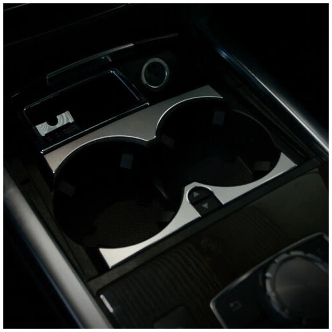 Console Water Cup Holder Cover Sequins for Benz E Class W212 (2012-2015)