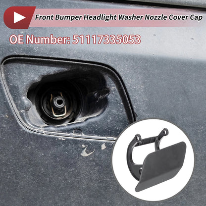Front Left Washer Nozzle Cover for BMW 740i (2013-2015) Unpainted