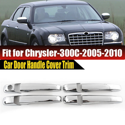 8 x Chrome Door Handle Cover Bezels for 2005-2010 Chrysler 300 300C Magnum