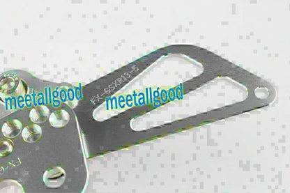 Adjustable Rearset Footpegs for Suzuki Hayabusa 1999-2008 - Silver Finish