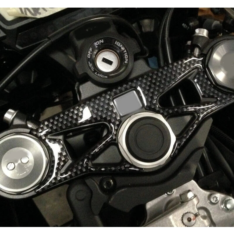 Carbon Fiber Handle Yoke Cover Sticker for Honda CBR 1000 RR Fireblade (2008-2015)