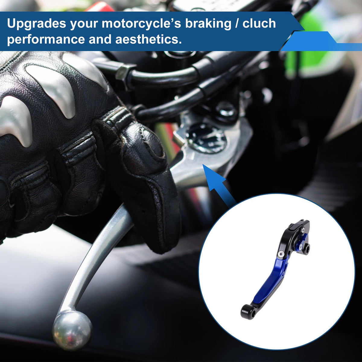 Adjustable Short/Long Brake Clutch Lever for Kawasaki ZZR600 (2005–2009)