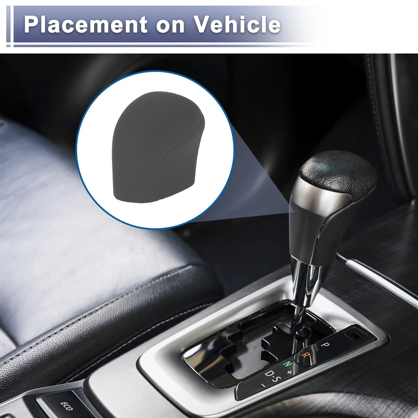 1 Pc Grey Silicone Gear Shift Knob Cover for Toyota Camry (2018-2024)
