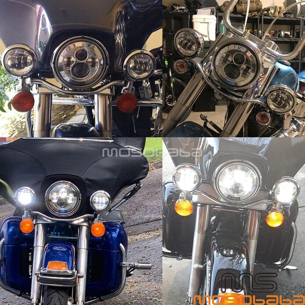 Auxiliary Fog Light Bucket Housing  For Harley Street Glide FLHX FLHXS (2016)