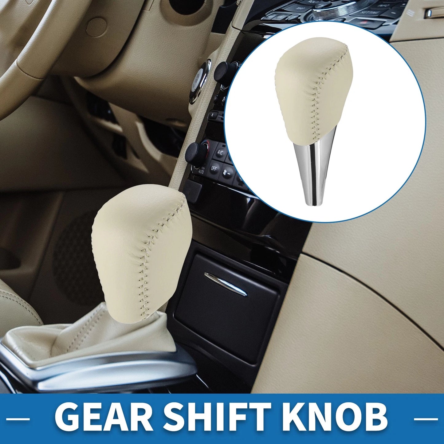 Gear Shifter Knob for Toyota 4Runner Plastic Faux Leather (2003–2017)
