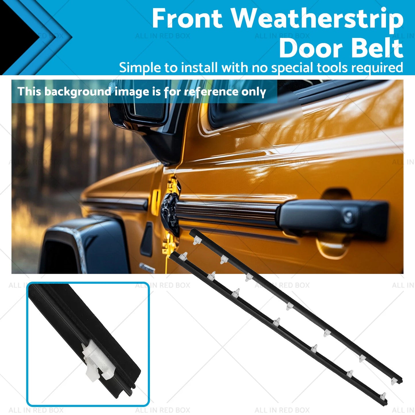 Outer Door Weatherstrip for Toyota LandCruiser 70 75 78 79 Series