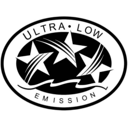 Ultra Low Emission Outboard Graphic Sticker Decal for California DOT - White