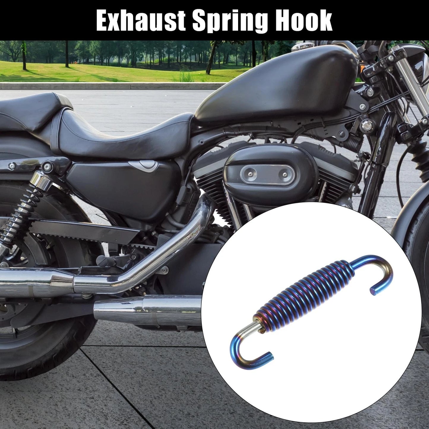 Exhaust Pipe Spring Hook 55mm for Motorcycle