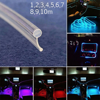 3mm Fiber Optic Neon EL Wire Strip Light for Car Interior