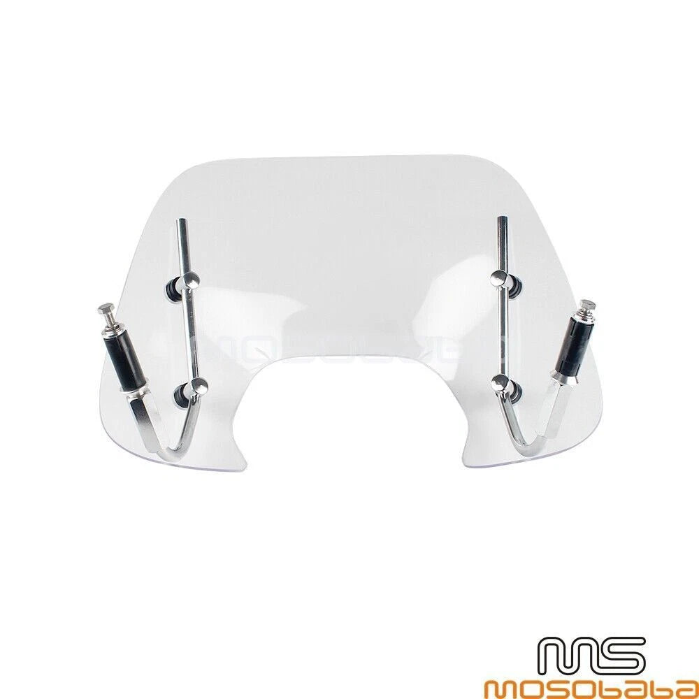 Windshield for Vespa Sprint 150 w/Stainless Steel Bracket