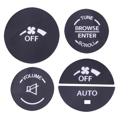 AC Dash Button Repair Decal for Chrysler 200 (2014-2017)