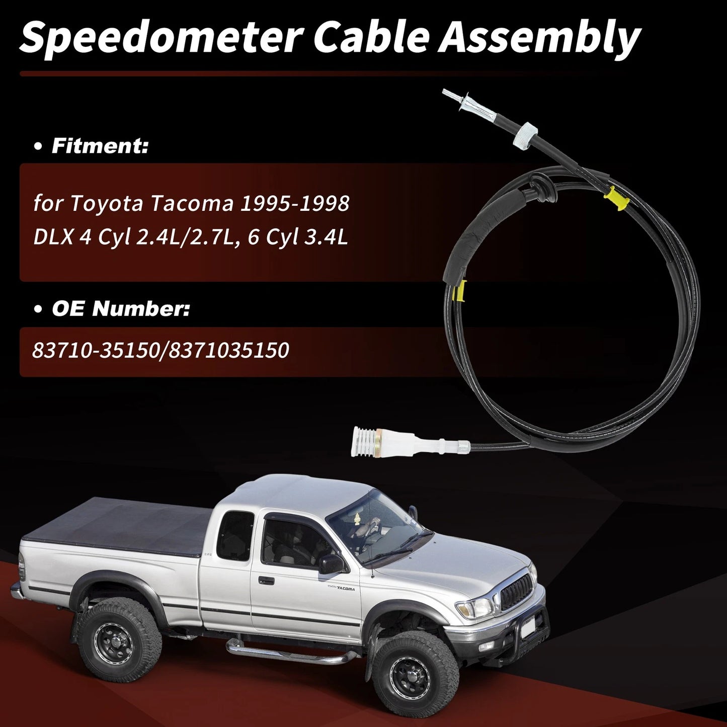 Speedometer Drive Cable for Toyota Tacoma (1995–1998)