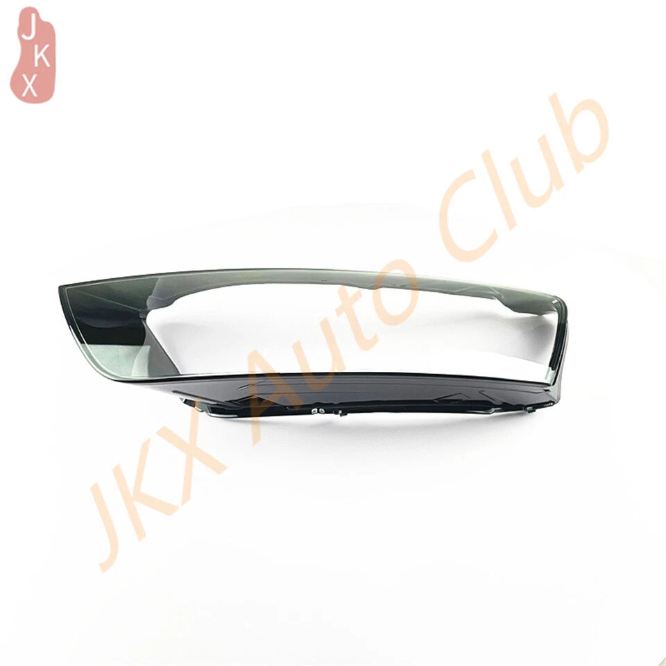 Left Side Headlight Clear Lens Light Shell + Seal Glue for Audi Q3 (2016–2018)