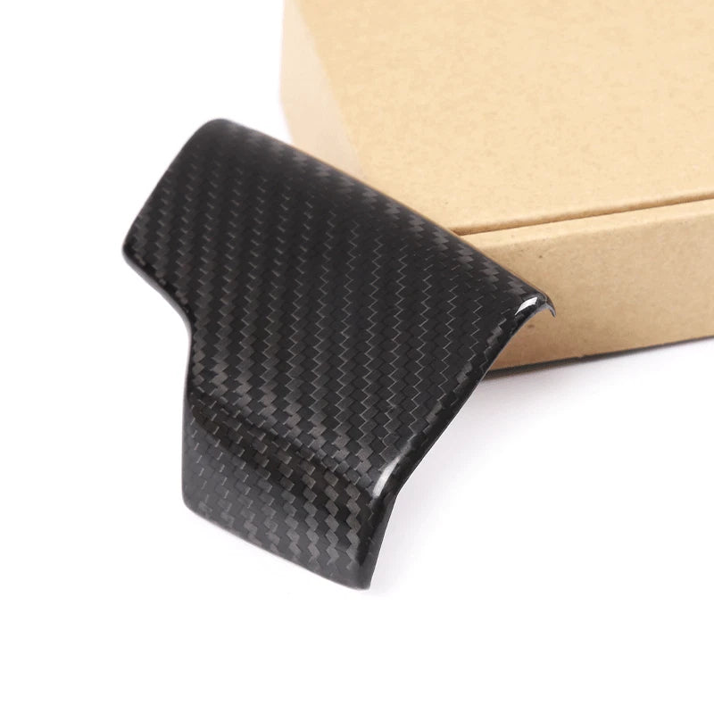 Carbon Fiber Gear Shift Knob Head Caps Cover Trim Fits Audi A6 A7 A8 Q7 Q8 2020+