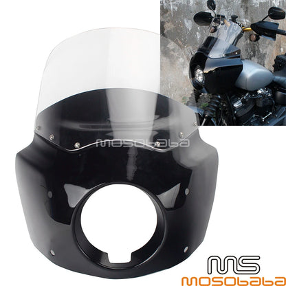 ABS Motorcycle Headlight Fairing for Harley Dyna FXD FXDB FXDWG FXDF (2006-2017)