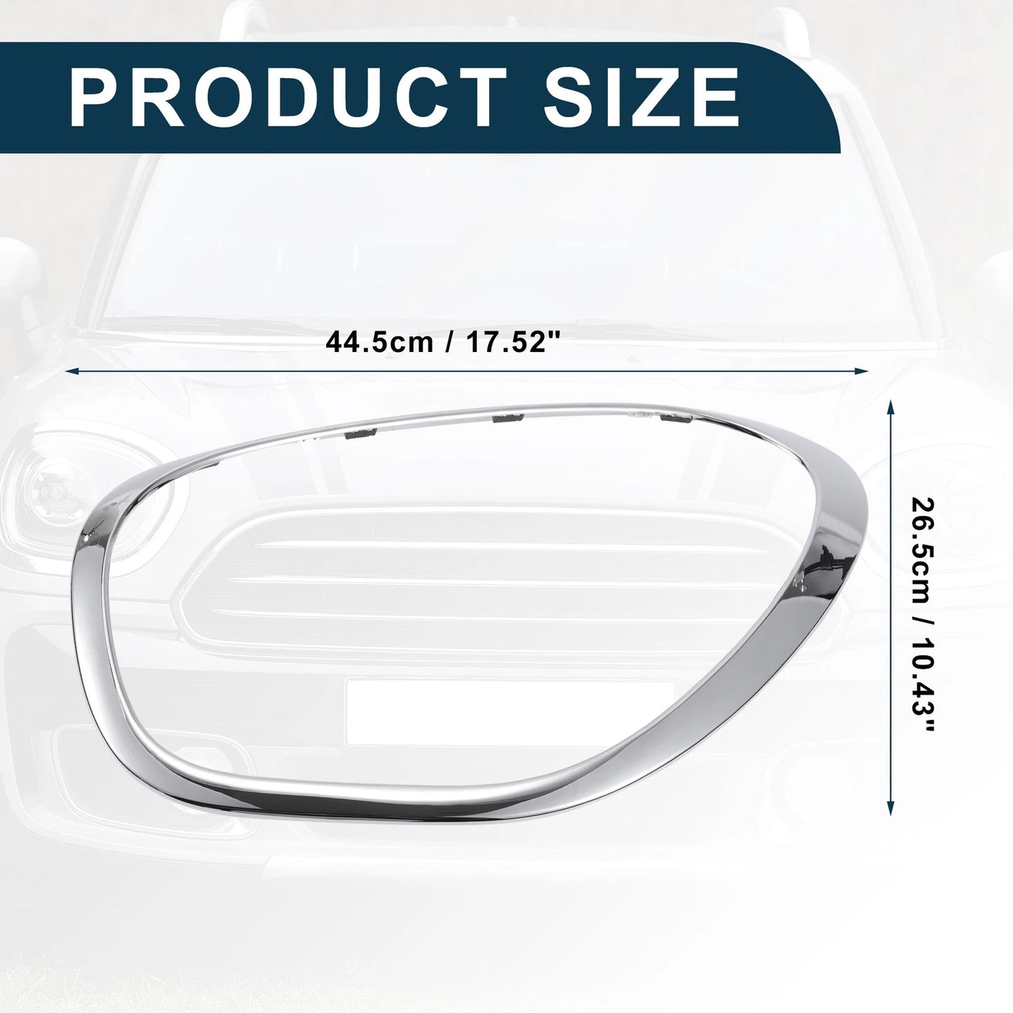 Front Left Headlight Trim Bezel for Mini Cooper Countryman (2011-2016)