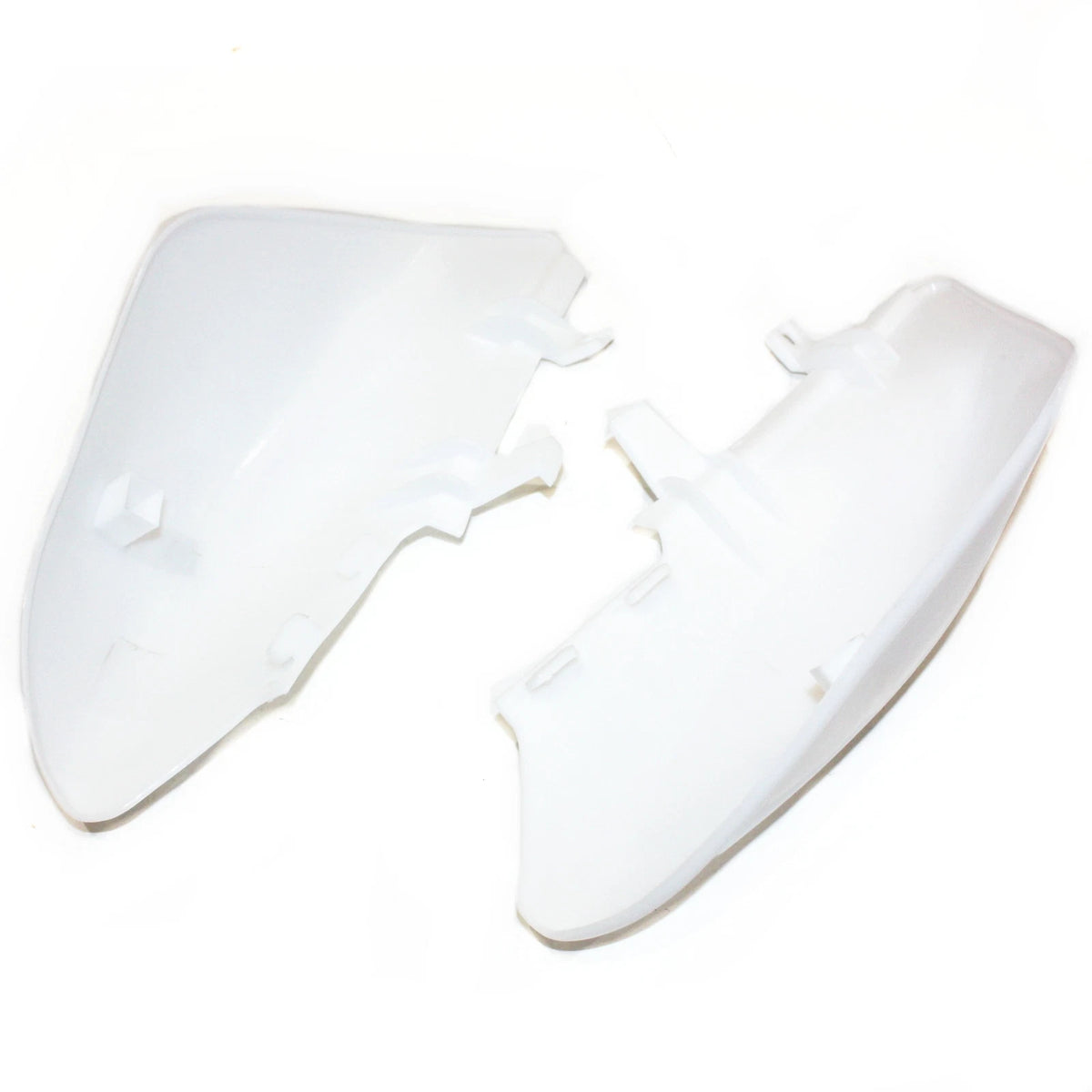 White Plastic Twin Exhaust Muffler Guard for CRF50 PIT PRO Dirt Bike