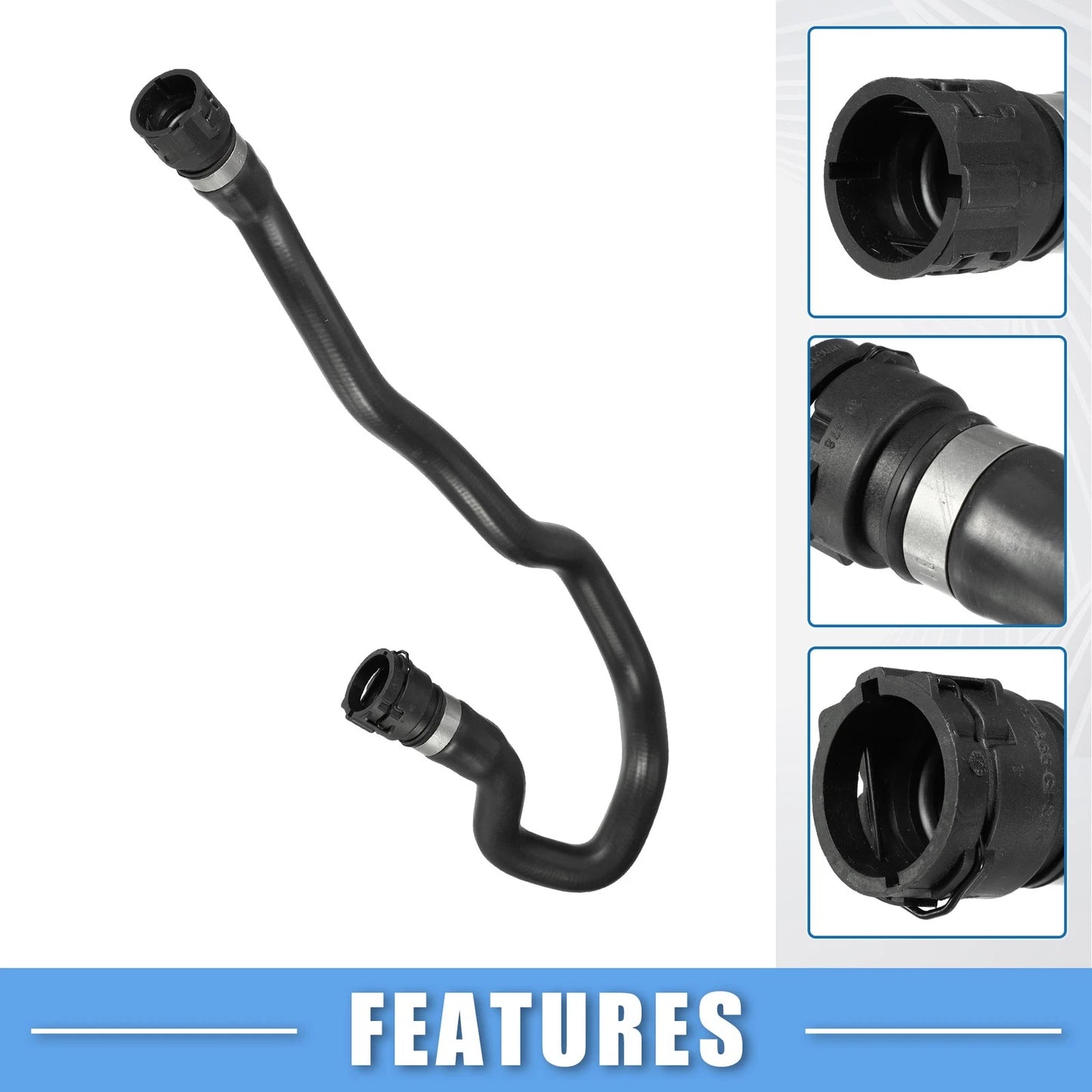 Radiator Coolant Hose for BMW 525i Base 2.5L (2001-2003)
