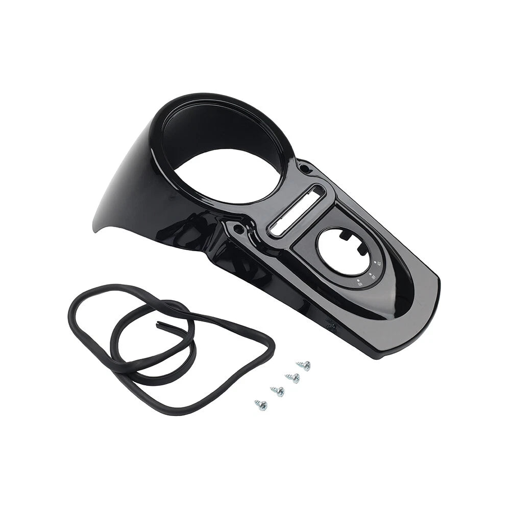 Black Motorcycle Gas Fuel Tank Cover for Harley Dyna FXDWG FXDL FXDB (2004-2023)