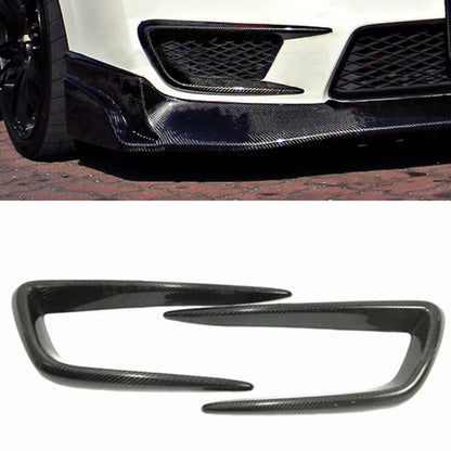 Carbon Fiber Front Bumper Air Vent Trim Cover for Honda Civic FD2 (2006-2011)