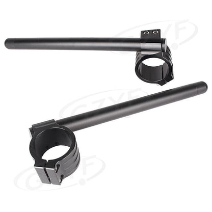 51mm Clip On Handlebar Fork Tubes  Black for Motorcycle Universal