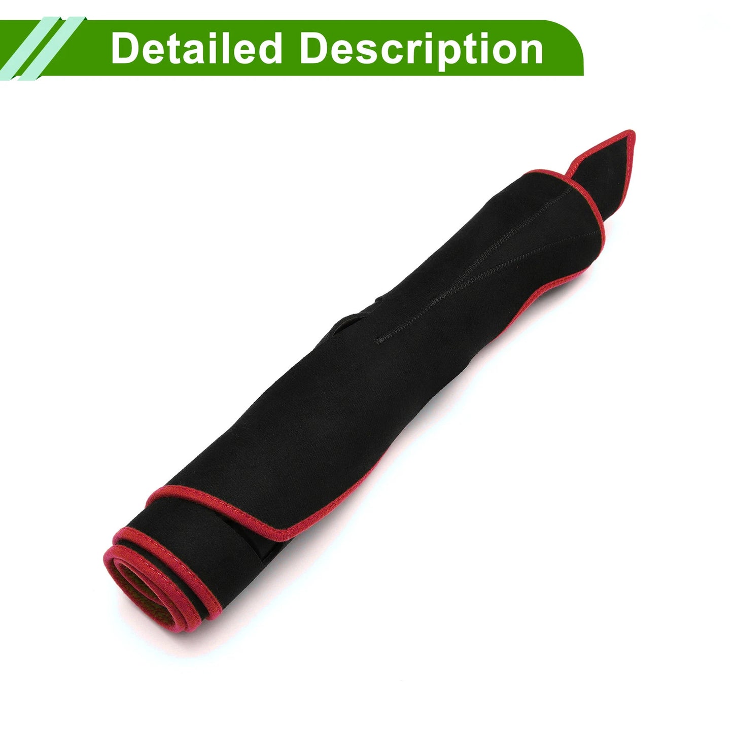 Dashboard Cover Mat for Nissan Juke F15 2011-2019 Sun Protector Black Red