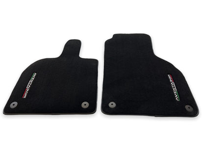 Floor Mats for Lamborghini Aventador 2012-2022 Black Carpet 2 x AutoWin