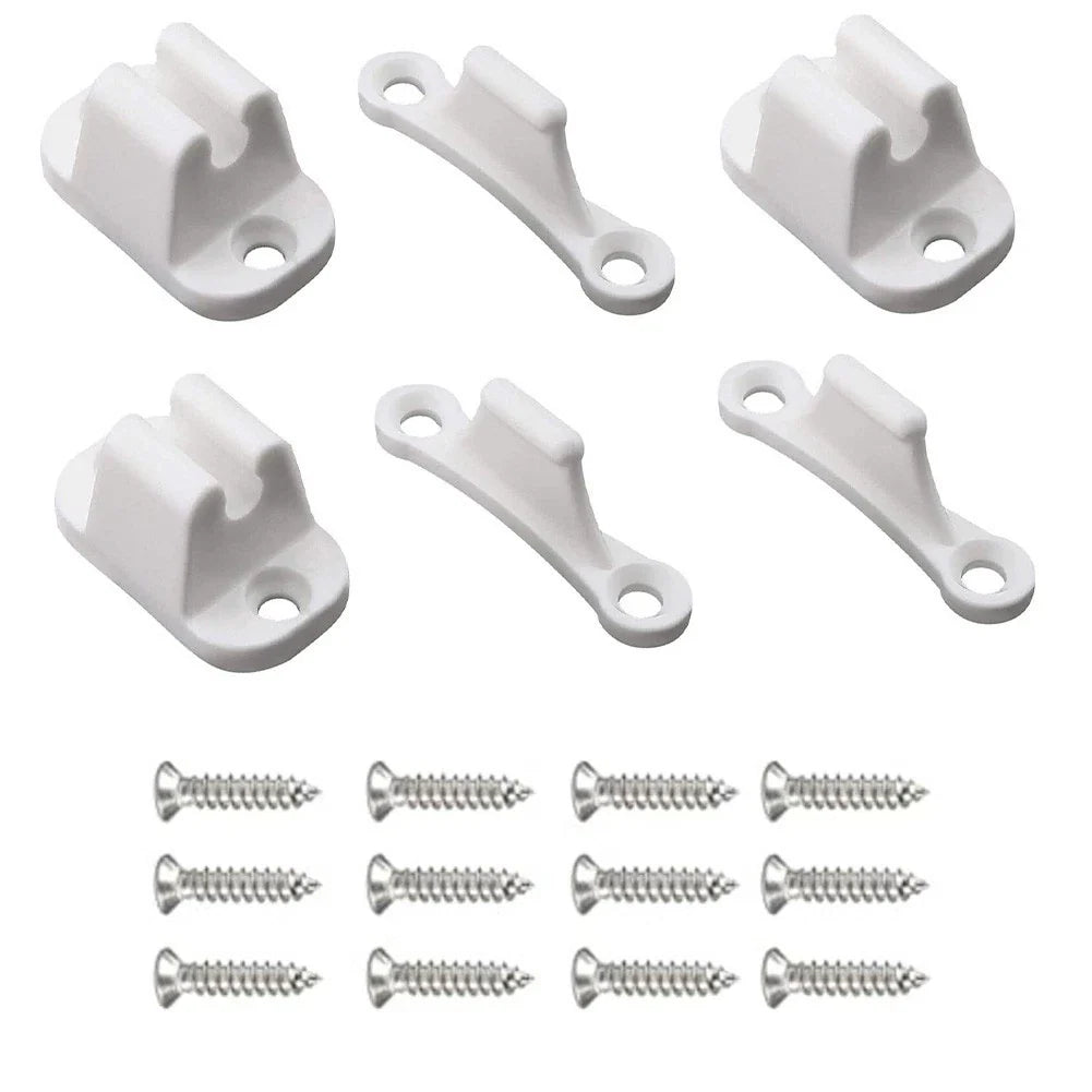 3 Door Stops with Screws for Motorhomes/Boats