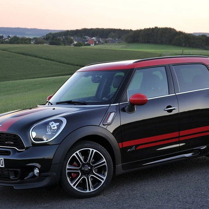 Real Carbon Fiber Side Fender Marker Lamp Cover Trim fit For Mini Cooper S R60